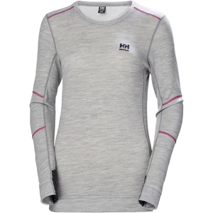 W HH Lifa Merino Crewneck -S-930 Grey Melange