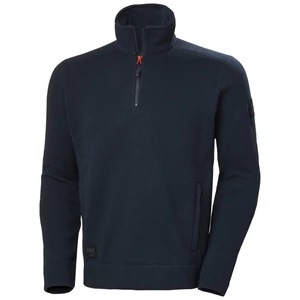 Kensington Half Zip Knitted Fleece Jacket - L - 590 Sötétkék