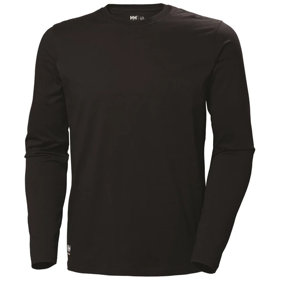 Manchester Longsleeve - 4XL - 990 Fekete