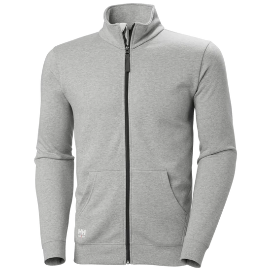 Classic Zip Sweatshirt - 930 Grey Melange - XL