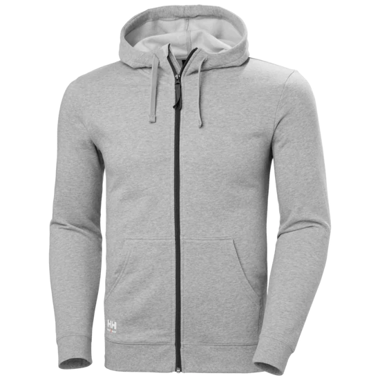 Classic Zip Hoodie -L-930 Grey Melange