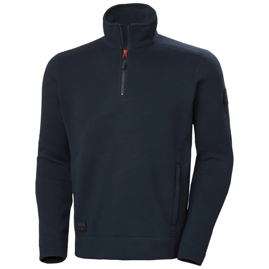 Kensington Half Zip Knitted Fleece Jacket - XL - 590 Sötétkék