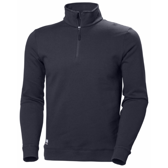 Manchester Half Zip Sweatshirt - XL - 590 Sötétkék