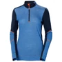 Kép 1/4 - W HH Lifa Merino Half Zip - XL - 595 Navy/Stone Blue