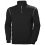 Kép 2/2 - Oxford Half Zip Sweatshirt - 3XL - 930 Grey Melange